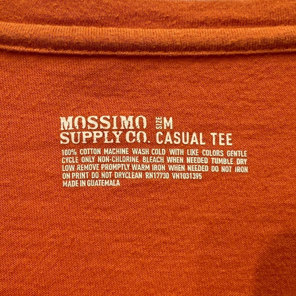 Mossimo Supply Co. Burnt Orange Long Sleeved Casual Tee - size Medium - Picture 7 of 9